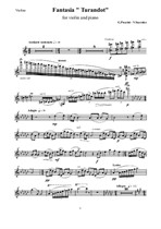 Fantasia 'Turandot' – Violin Part